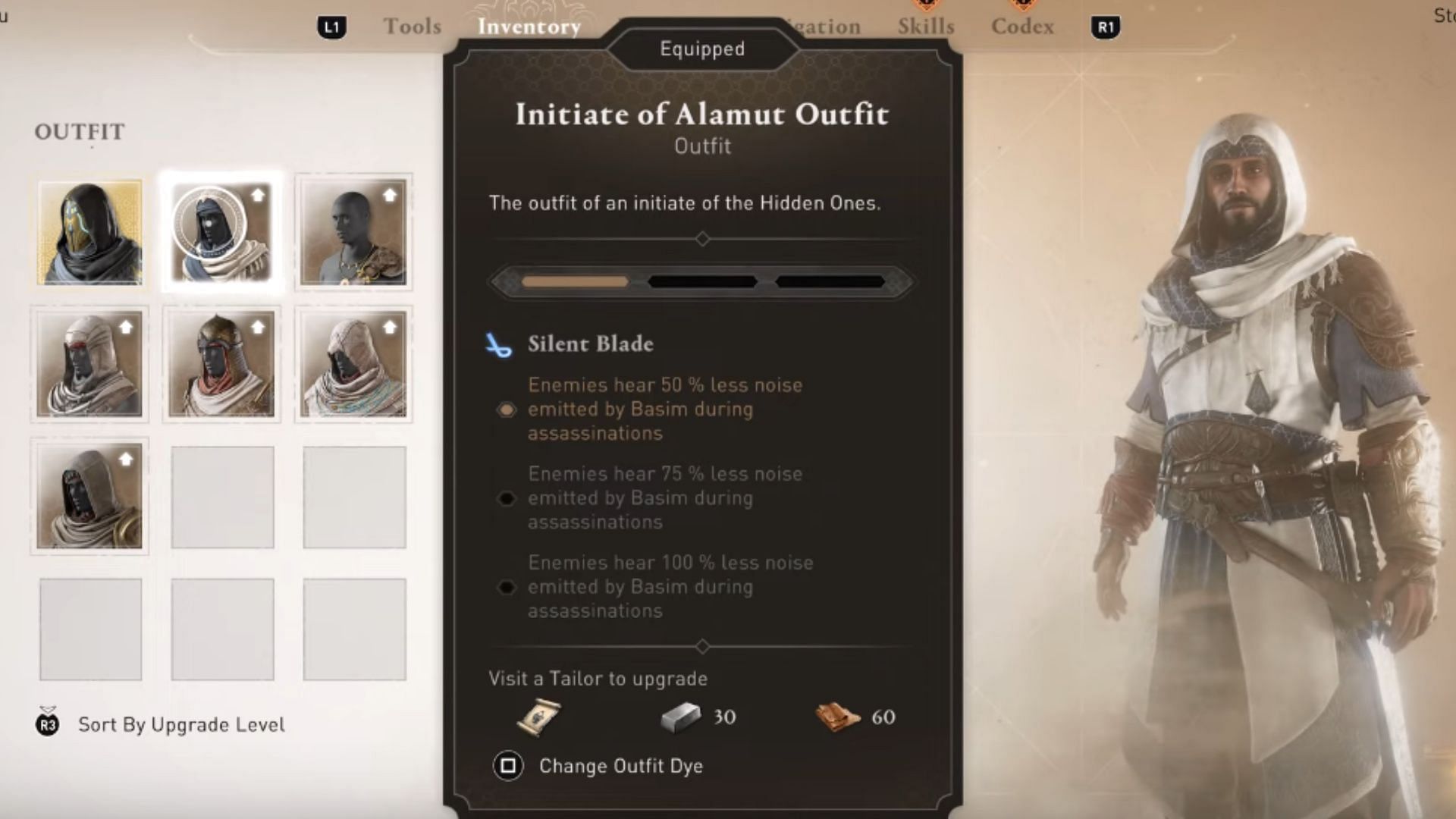 You'll find a variety of outfits (Image via Ubisoft)
